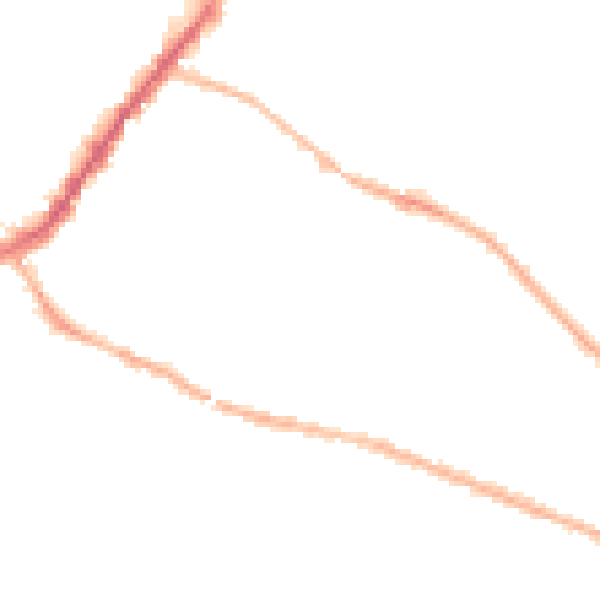 Night-time road noise heatmap for S9 3FE