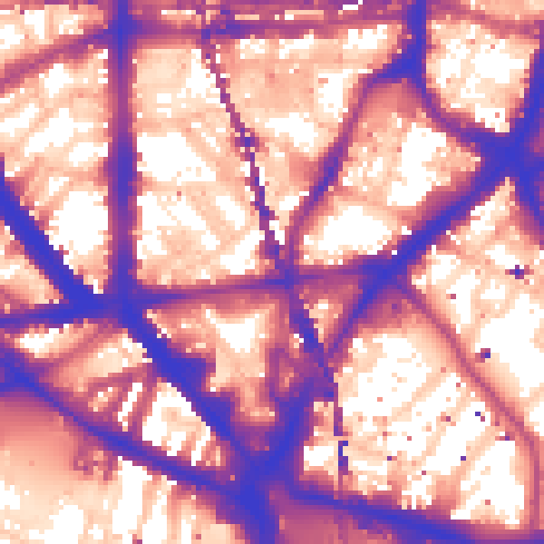 Daytime road noise heatmap for SE1 0AJ