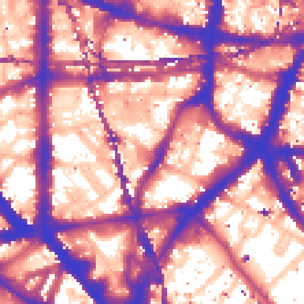 Daytime road noise heatmap for SE1 0BX
