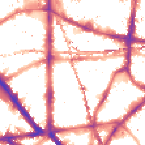 Night-time road noise heatmap for SE1 0BZ