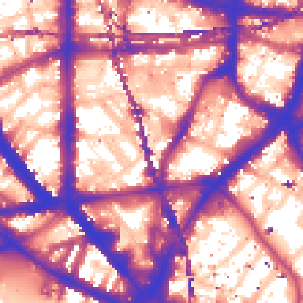 Daytime road noise heatmap for SE1 0DQ