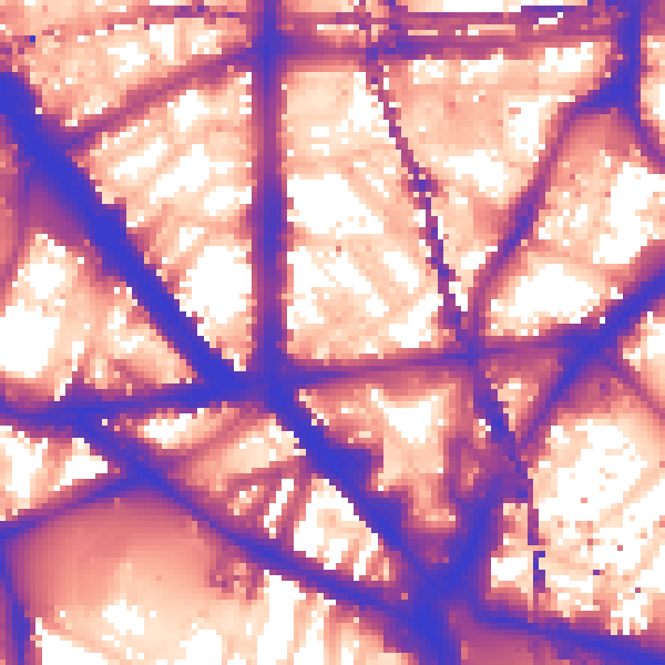Daytime road noise heatmap for SE1 0FJ