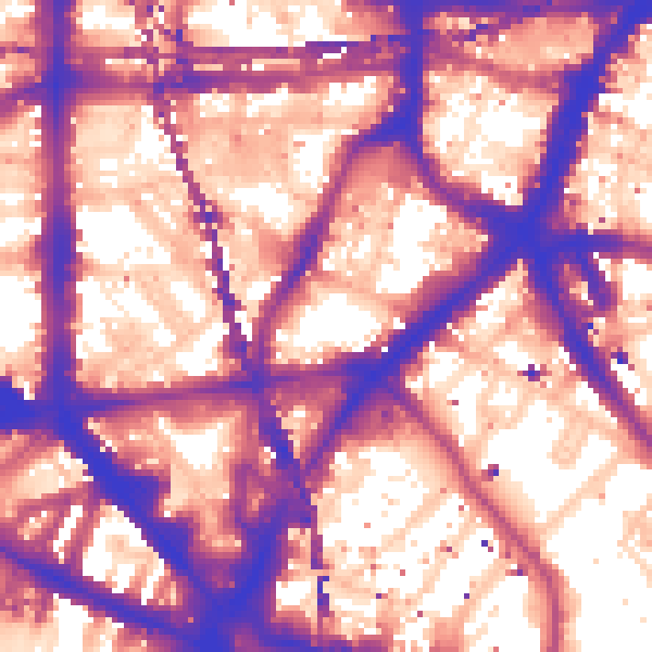 Daytime road noise heatmap for SE1 1PS