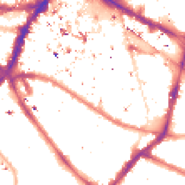 Night-time road noise heatmap for SE1 3RJ