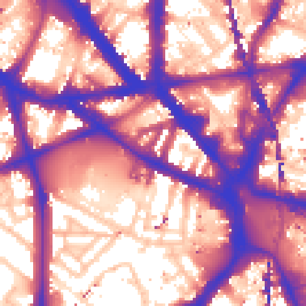 Daytime road noise heatmap for SE1 6EU