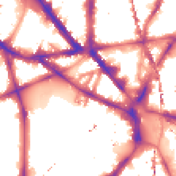 Night-time road noise heatmap for SE1 6EU