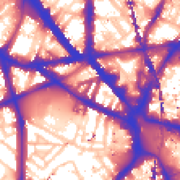 Daytime road noise heatmap for SE1 6EZ