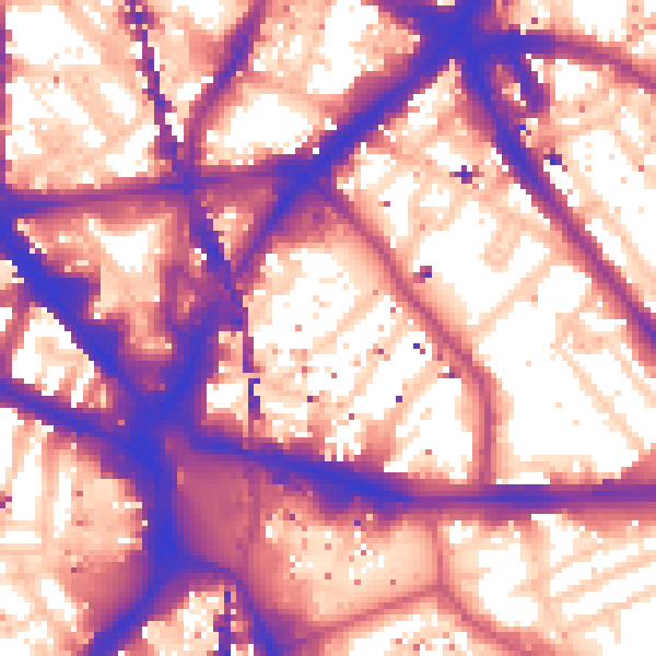 Daytime road noise heatmap for SE1 6PS