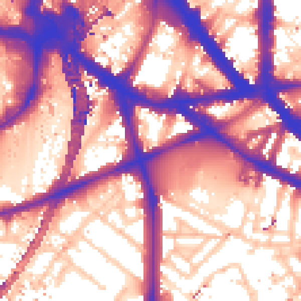 Daytime road noise heatmap for SE1 7PT