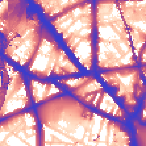 Daytime road noise heatmap for SE1 7QN