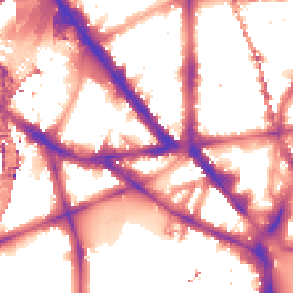 Night-time road noise heatmap for SE1 7QN