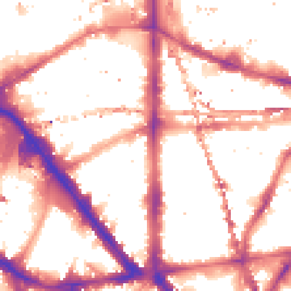Night-time road noise heatmap for SE1 8HA