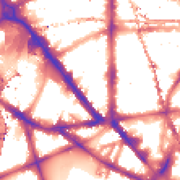 Night-time road noise heatmap for SE1 8QT