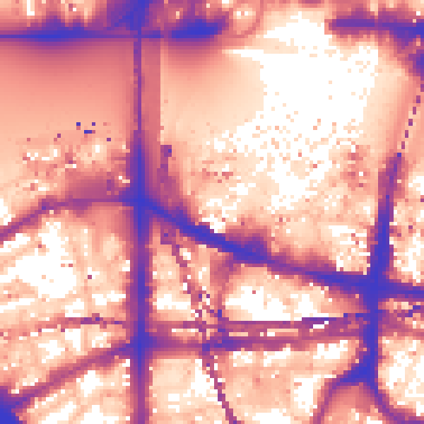Daytime road noise heatmap for SE1 9JJ