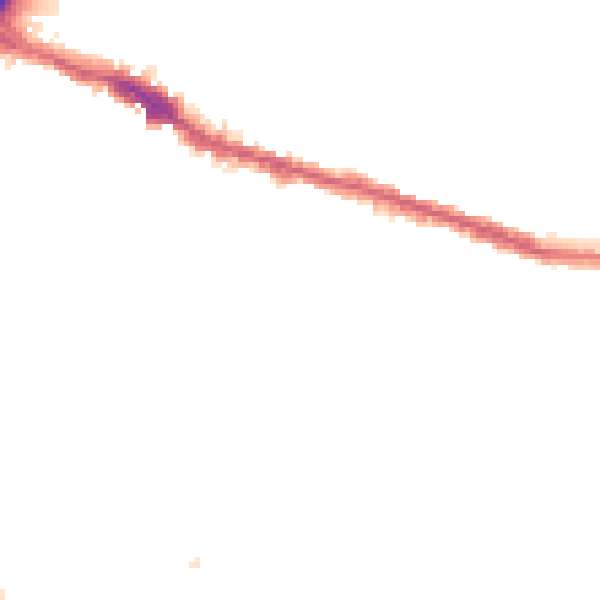 Night-time road noise heatmap for SE18 1BJ