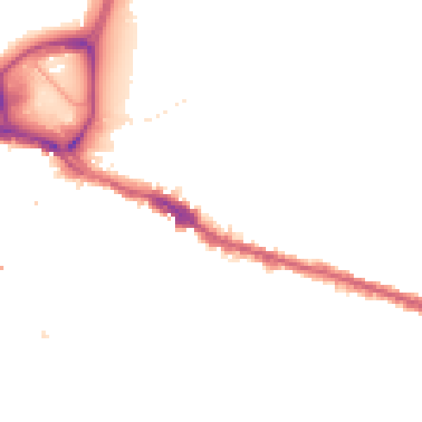 Night-time road noise heatmap for SE18 1DB