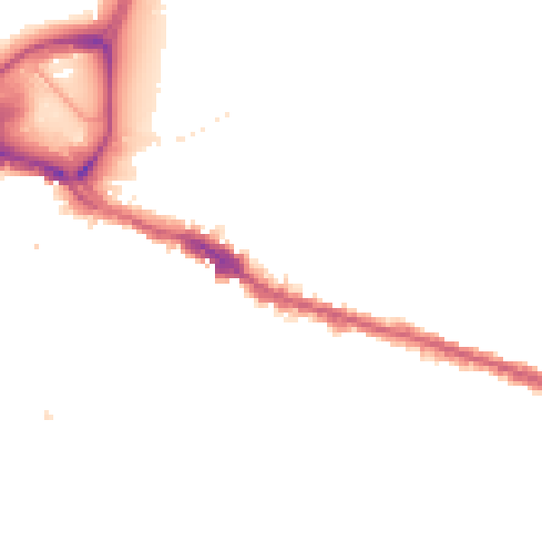 Night-time road noise heatmap for SE18 1DR
