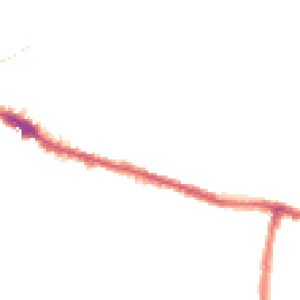 Night-time road noise heatmap for SE18 1HR