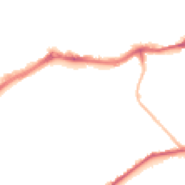 Night-time road noise heatmap for SE18 5HT
