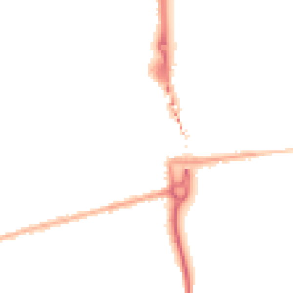 Night-time road noise heatmap for SE2 9DX