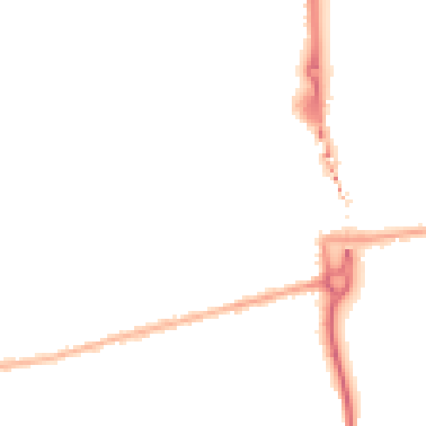 Night-time road noise heatmap for SE2 9EU