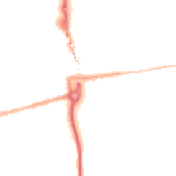 Night-time road noise heatmap for SE2 9HD
