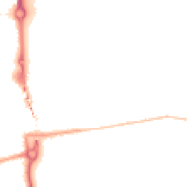 Night-time road noise heatmap for SE2 9SL
