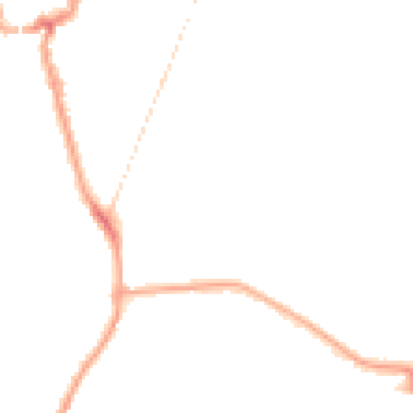 Night-time road noise heatmap for SE4 1XZ
