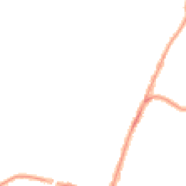 Night-time road noise heatmap for SE4 2DJ