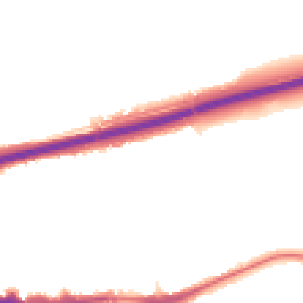 Night-time road noise heatmap for SE9 1AL