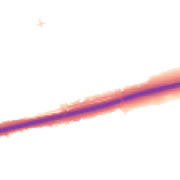 Night-time road noise heatmap for SE9 1AP