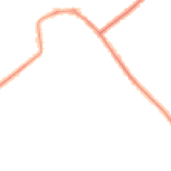 Night-time road noise heatmap for SE9 4DW
