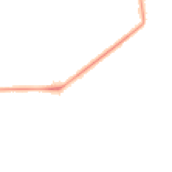 Night-time road noise heatmap for SE9 4PW