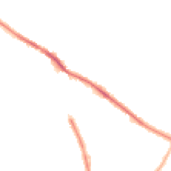Night-time road noise heatmap for SK2 5AE