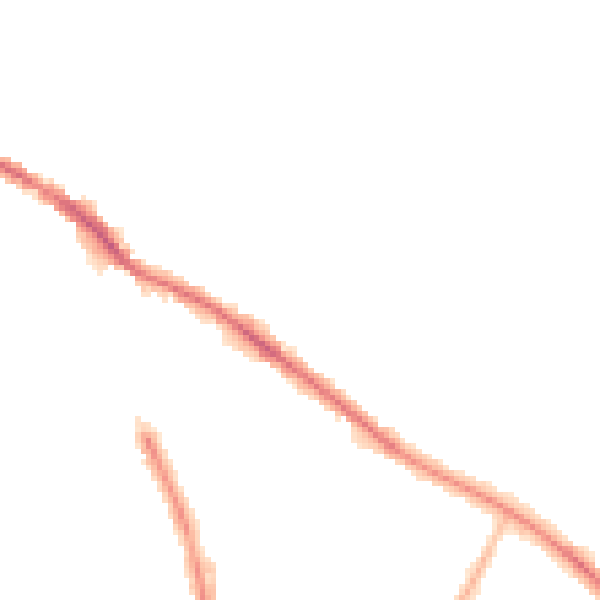 Night-time road noise heatmap for SK2 5AG