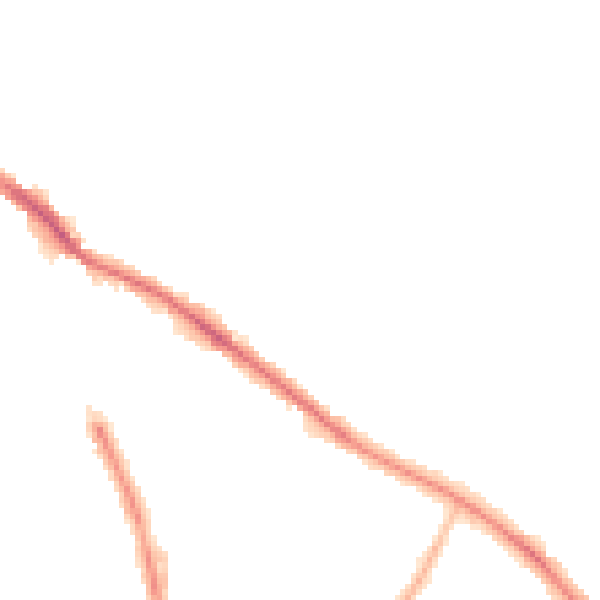 Night-time road noise heatmap for SK2 5AJ