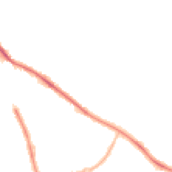 Night-time road noise heatmap for SK2 5AN