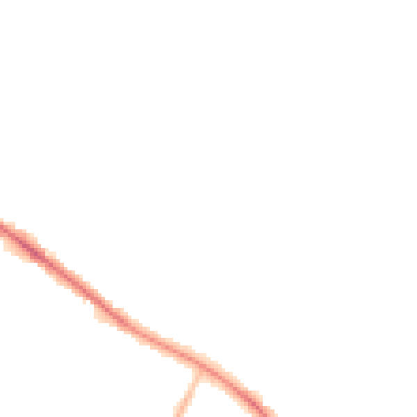 Night-time road noise heatmap for SK2 5AP