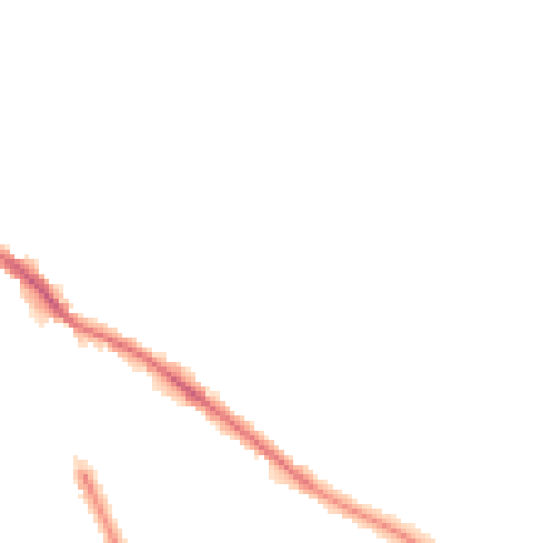 Night-time road noise heatmap for SK2 5BA