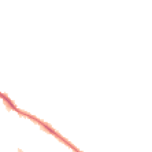 Night-time road noise heatmap for SK2 5BD