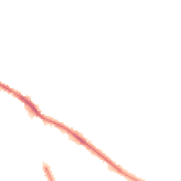 Night-time road noise heatmap for SK2 5BE