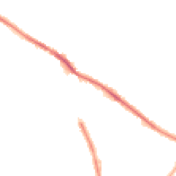 Night-time road noise heatmap for SK2 5BN