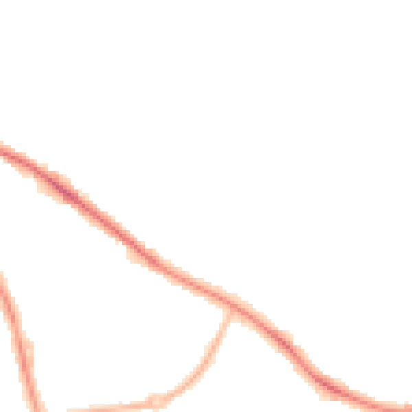 Night-time road noise heatmap for SK2 5DA