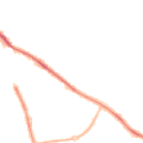 Night-time road noise heatmap for SK2 5DB