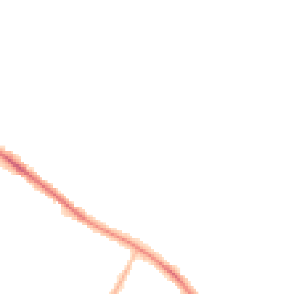Night-time road noise heatmap for SK2 5DE