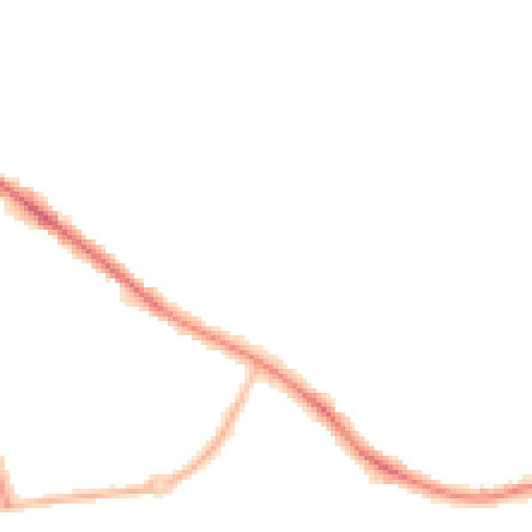 Night-time road noise heatmap for SK2 5DH