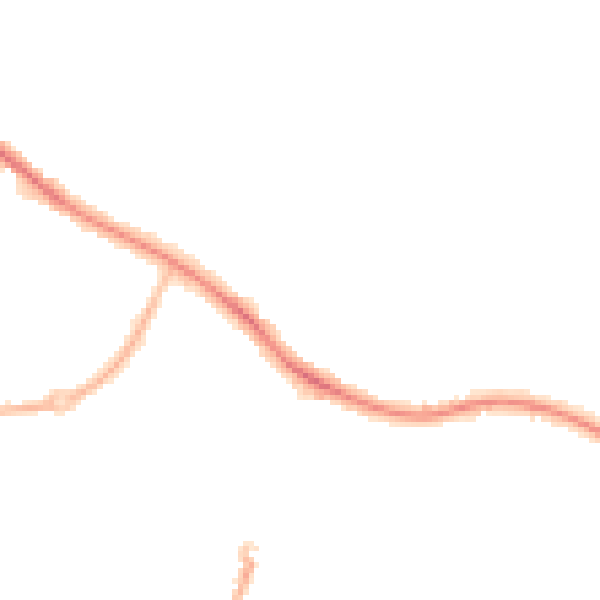 Night-time road noise heatmap for SK2 5DP
