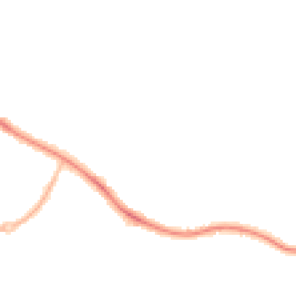 Night-time road noise heatmap for SK2 5DR
