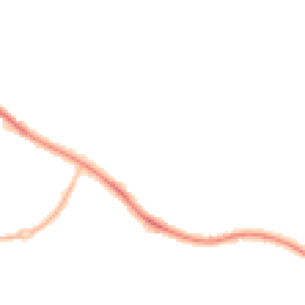 Night-time road noise heatmap for SK2 5DU