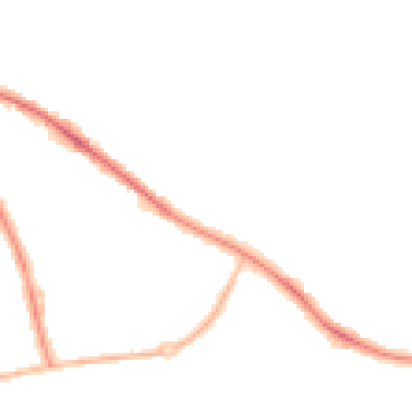 Night-time road noise heatmap for SK2 5DW